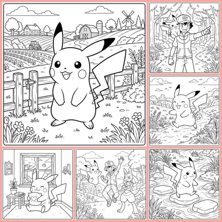 Gratis Pikachu Kleurplaten Om Te Printen PDF Voor Alle