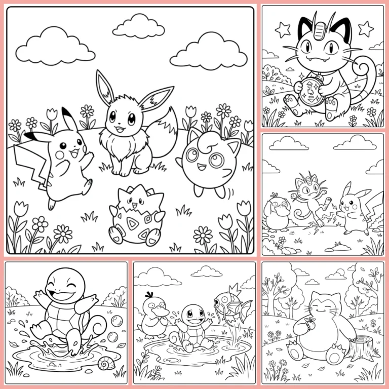 Gratis Pokemon Kleurplaten Makkelijk Om Te Printen PDF