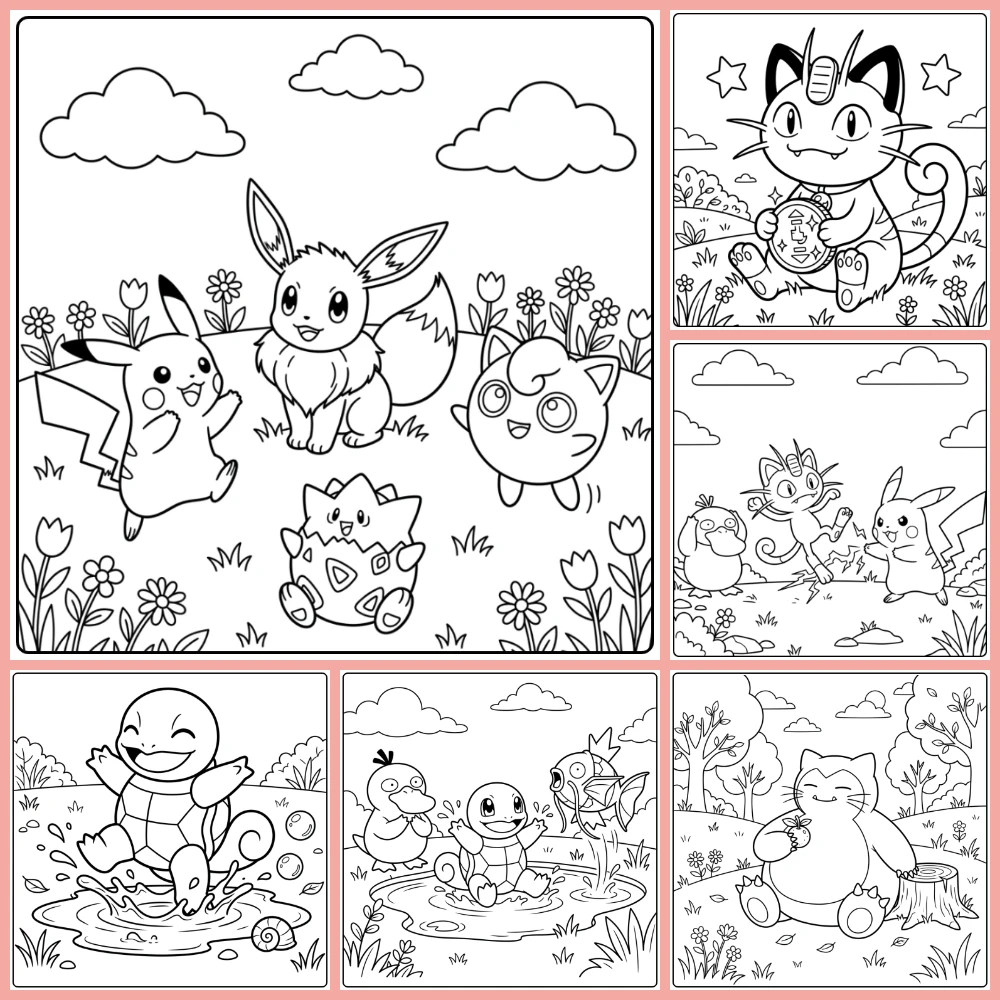 Gratis Pokemon Kleurplaten Makkelijk Om Te Printen PDF