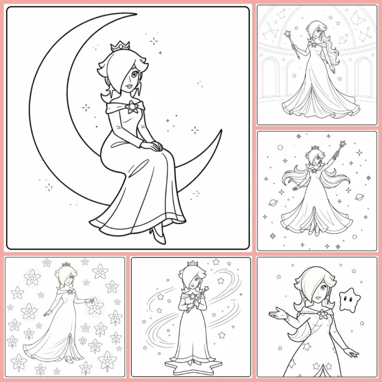 Gratis Rosalina Kleurplaten Om Te Printen PDF