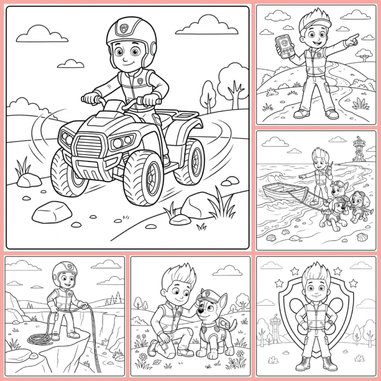 Gratis Ryder Paw Patrol Kleurplaten Om Te Printen PDF Voor Alle