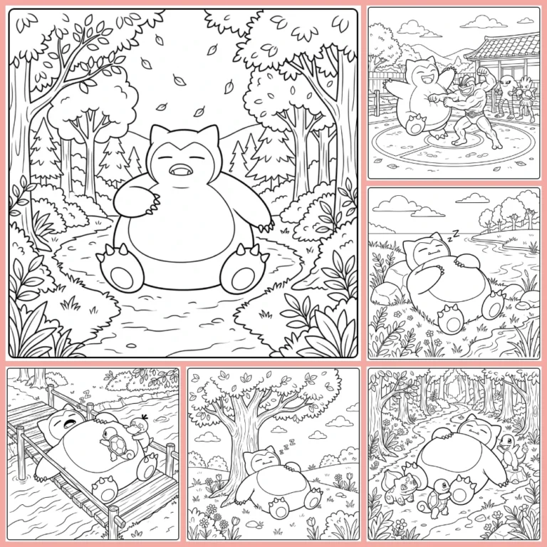 Gratis Snorlax Kleurplaten Om Te Printen PDF Voor Alle