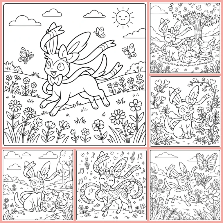 Gratis Sylveon Kleurplaten Om Te Printen PDF