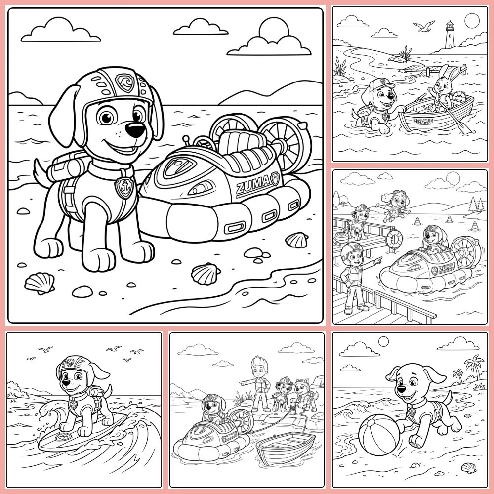 Gratis Zuma Paw Patrol Kleurplaten Om Te Printen PDF Voor Alle
