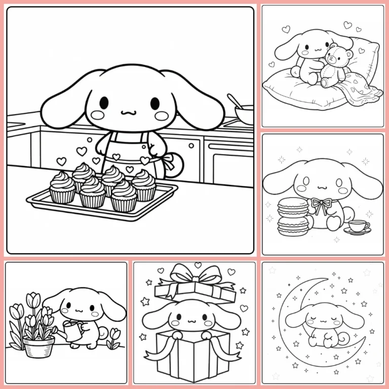Gratis Cinnamoroll Cute Kleurplaten Om Te Printen PDF Voor Alle