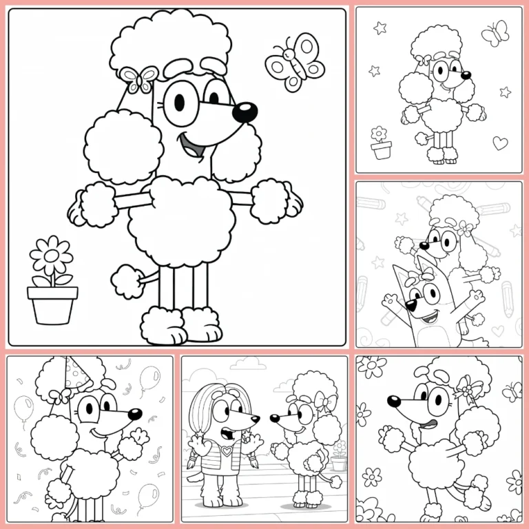 Gratis Coco Bluey Kleurplaten Om Te Printen PDF Voor Alle