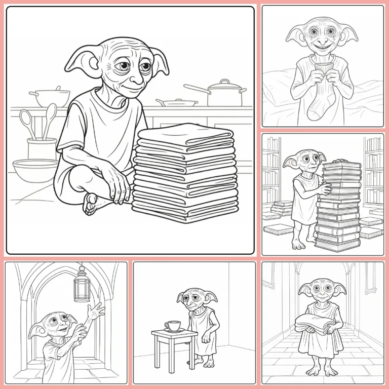 Gratis Dobby Harry Potter Kleurplaten Om Te Printen PDF Voor Alle
