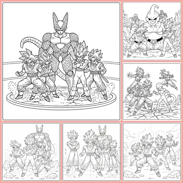 Gratis Dragon Ball Z Kleurplaten Om Te Printen PDF Voor Alle