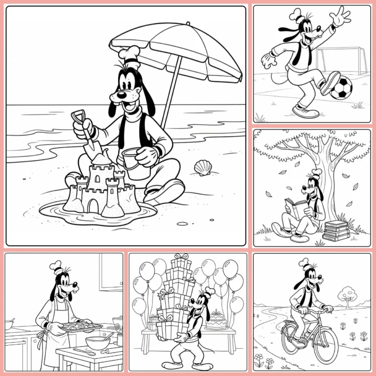 Gratis Goofy Kleurplaten Om Te Printen PDF Voor Alle