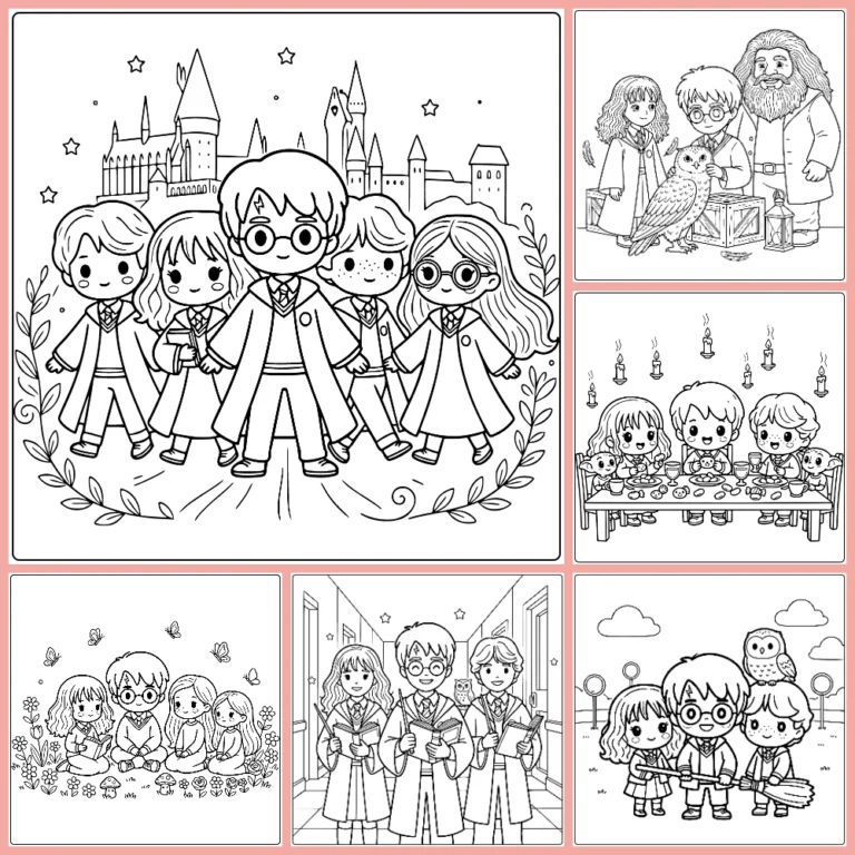 Gratis Harry Potter Kleurplaten Schattig Om Te Printen PDF Voor Alle