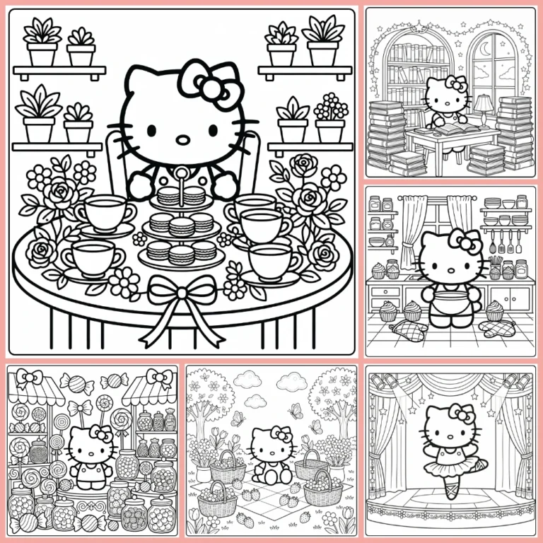 Gratis Hello Kitty Kleurplaten Moeilijk Om Te Printen PDF Voor Alle