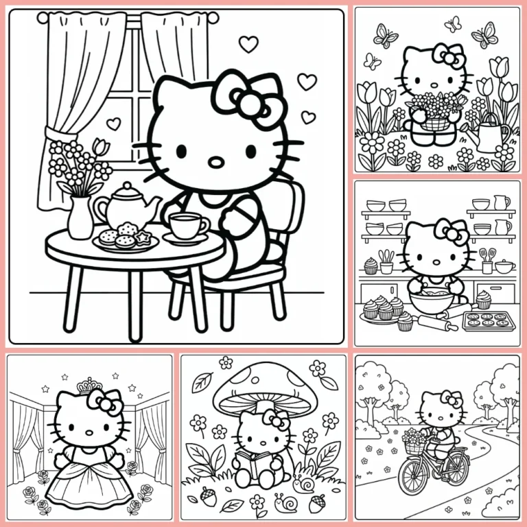 Gratis Hello Kitty Kleurplaten Om Te Printen PDF Voor Alle