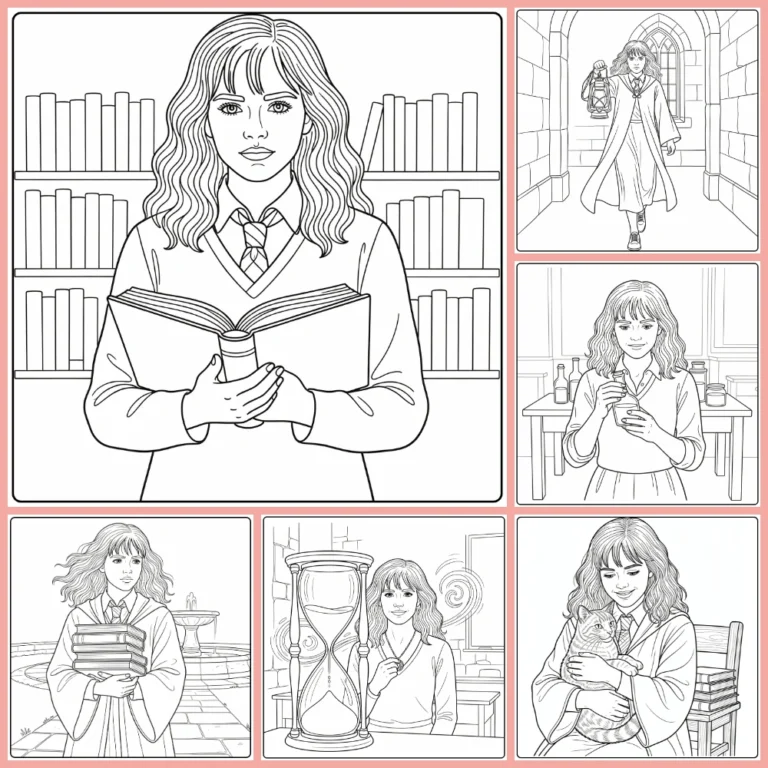 Gratis Hermione Granger Kleurplaten Om Te Printen PDF Voor Alle