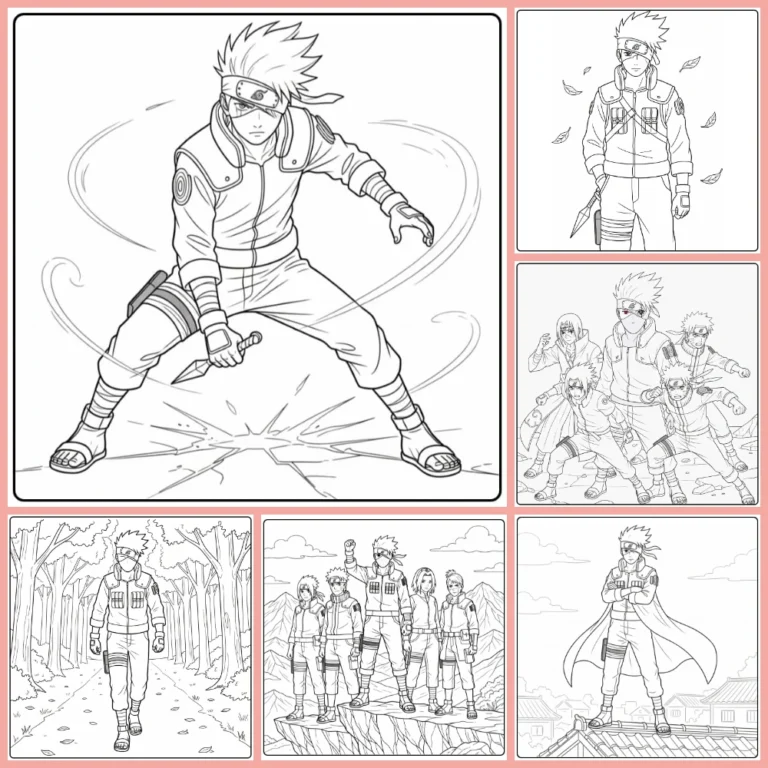 Gratis Kakashi Kleurplaten Om Te Printen PDF Voor Alle