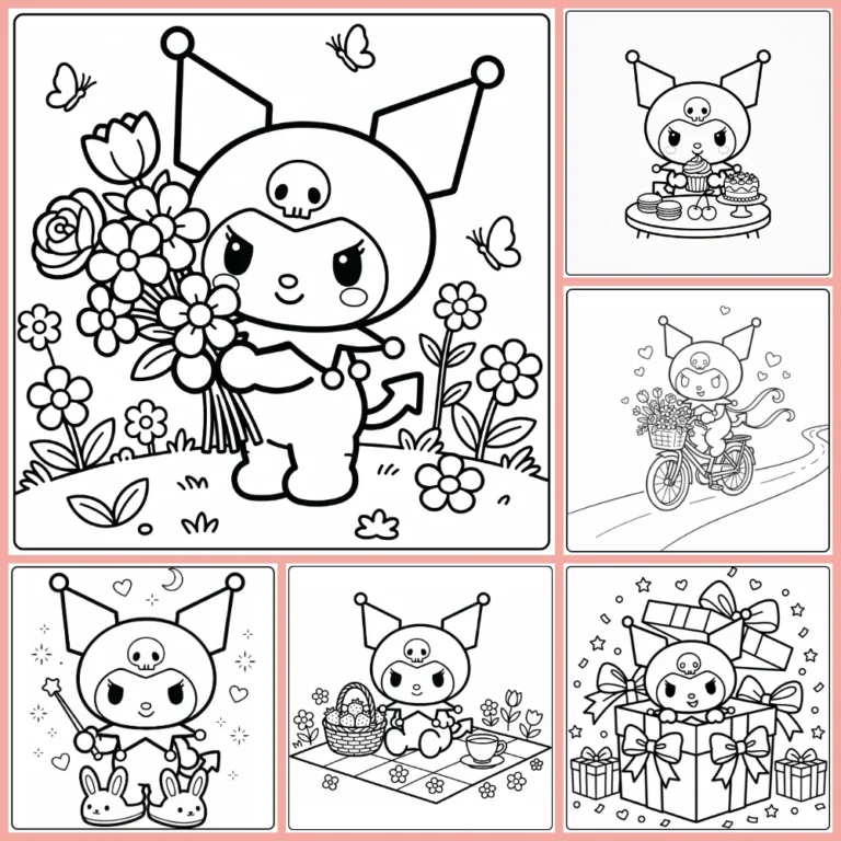Gratis Kuromi Kleurplaten Cute Om Te Printen PDF Voor Alle