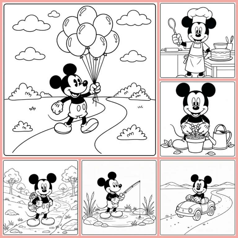 Gratis Mickey Mouse Kleurplaten Om Te Printen PDF Voor Alle