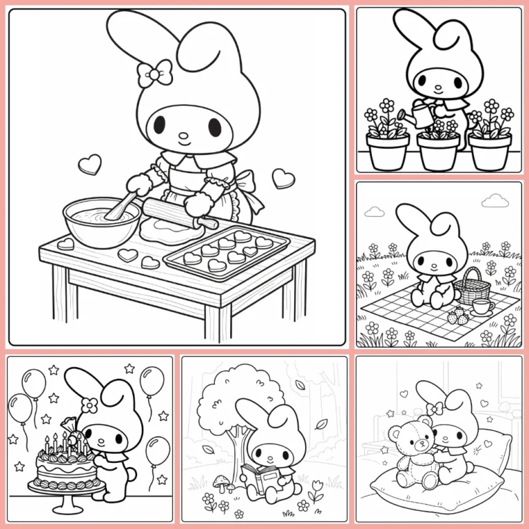 Gratis My Melody Kleurplaten Om Te Printen PDF Voor Alle