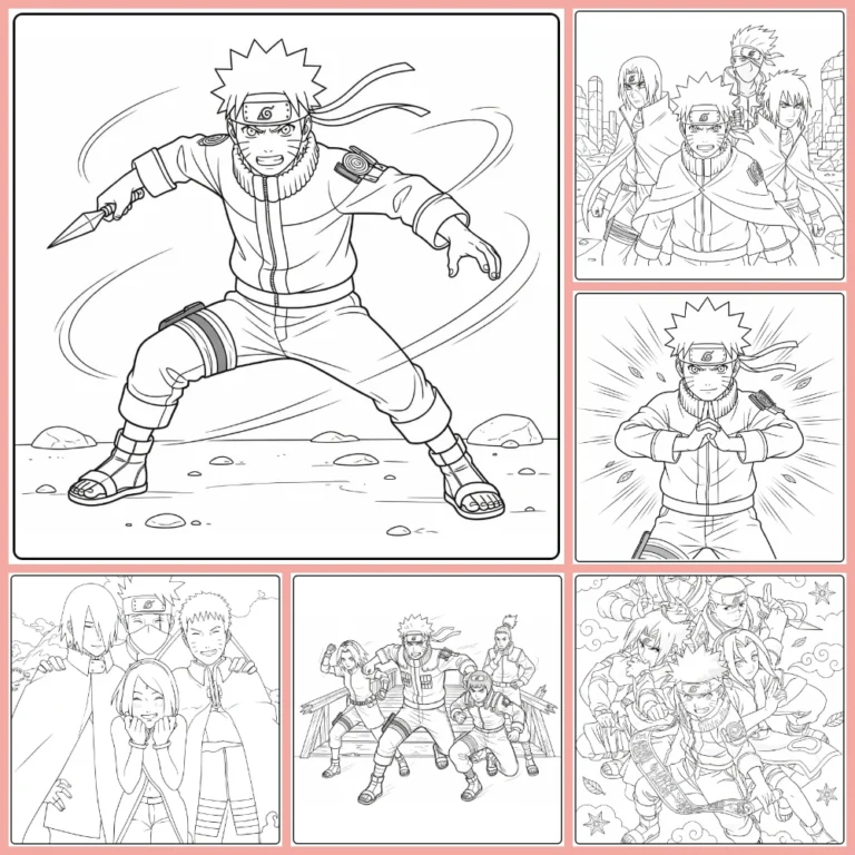 Gratis Naruto Kleurplaten Om Te Printen PDF Voor Alle