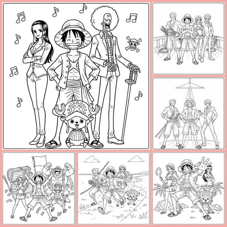 Gratis One Piece Kleurplaten Om Te Printen PDF Voor Alle