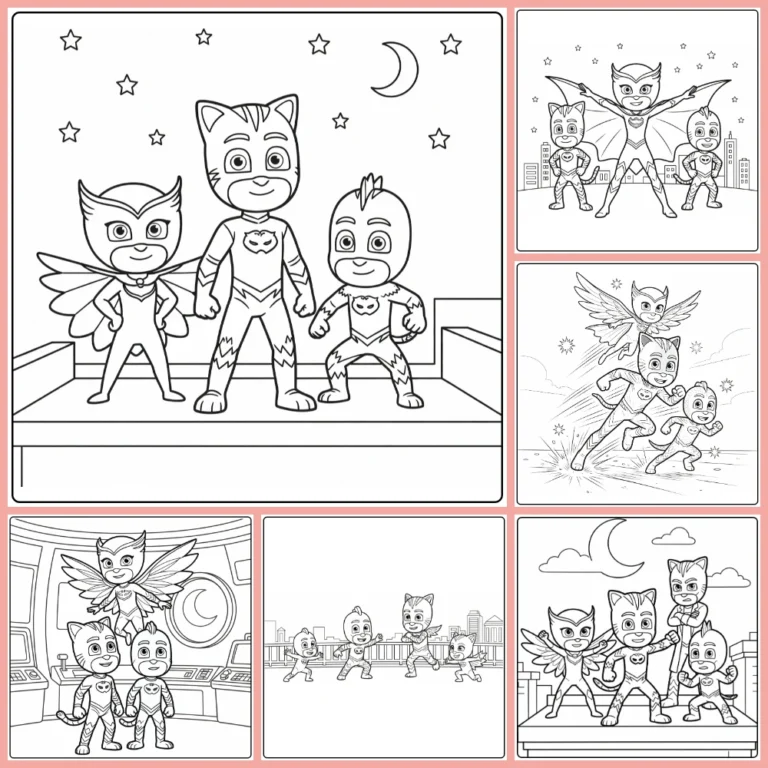 Gratis PJ Masks Kleurplaten Om Te Printen PDF Voor Alle