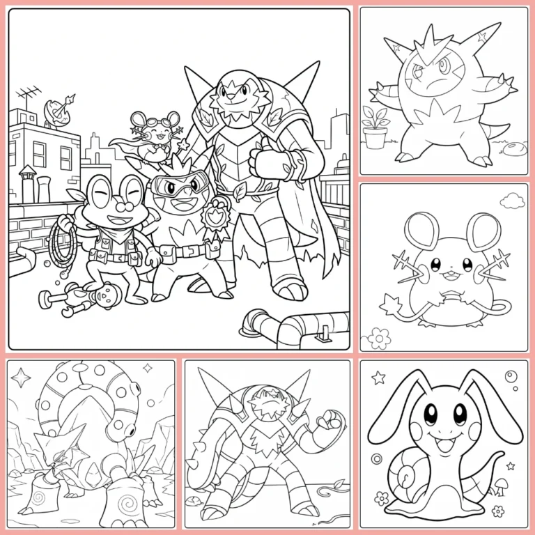 Gratis Pokemon Kleurplaten Van De Zesde Generatie Om Te Printen