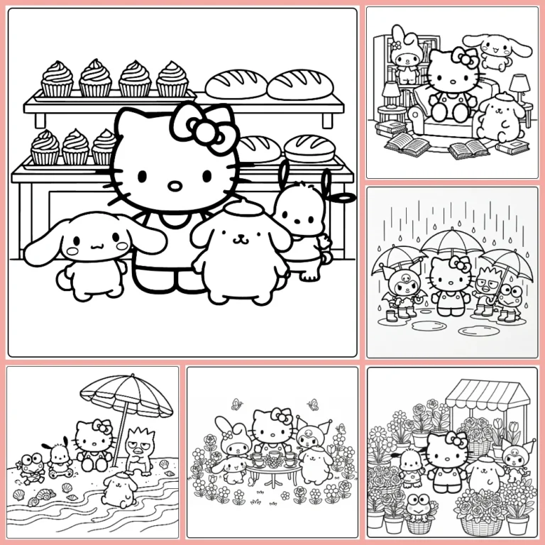 Gratis Sanrio Kleurplaten Om Te Printen PDF Voor Alle