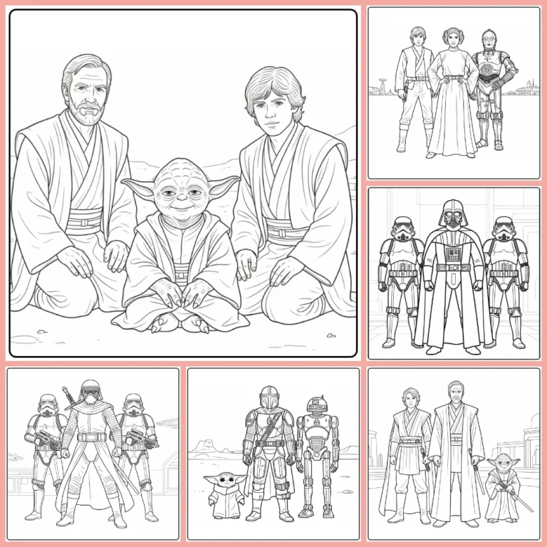 Gratis Star Wars Kleurplaten Makkelijk Om Te Printen PDF Voor Alle