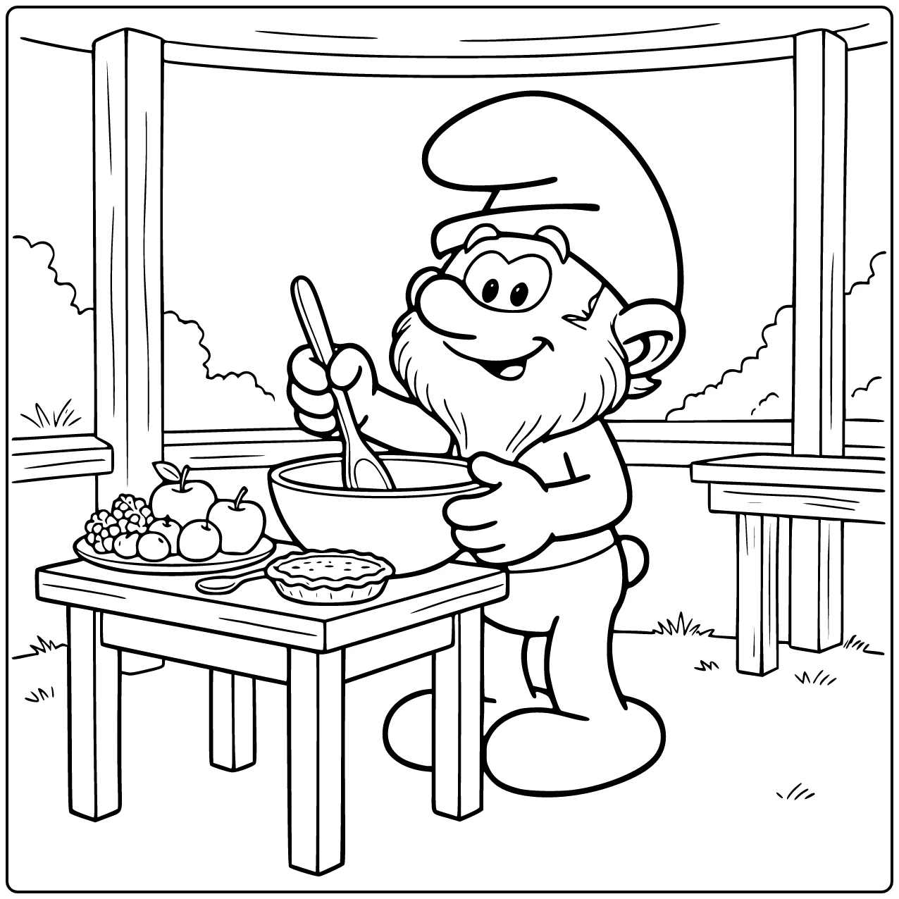 Gratis Grote Smurf Kleurplaten Om Te Printen PDF Voor Alle Gratis Grote Smurf Kleurplaten Om Te Printen PDF Voor Alle