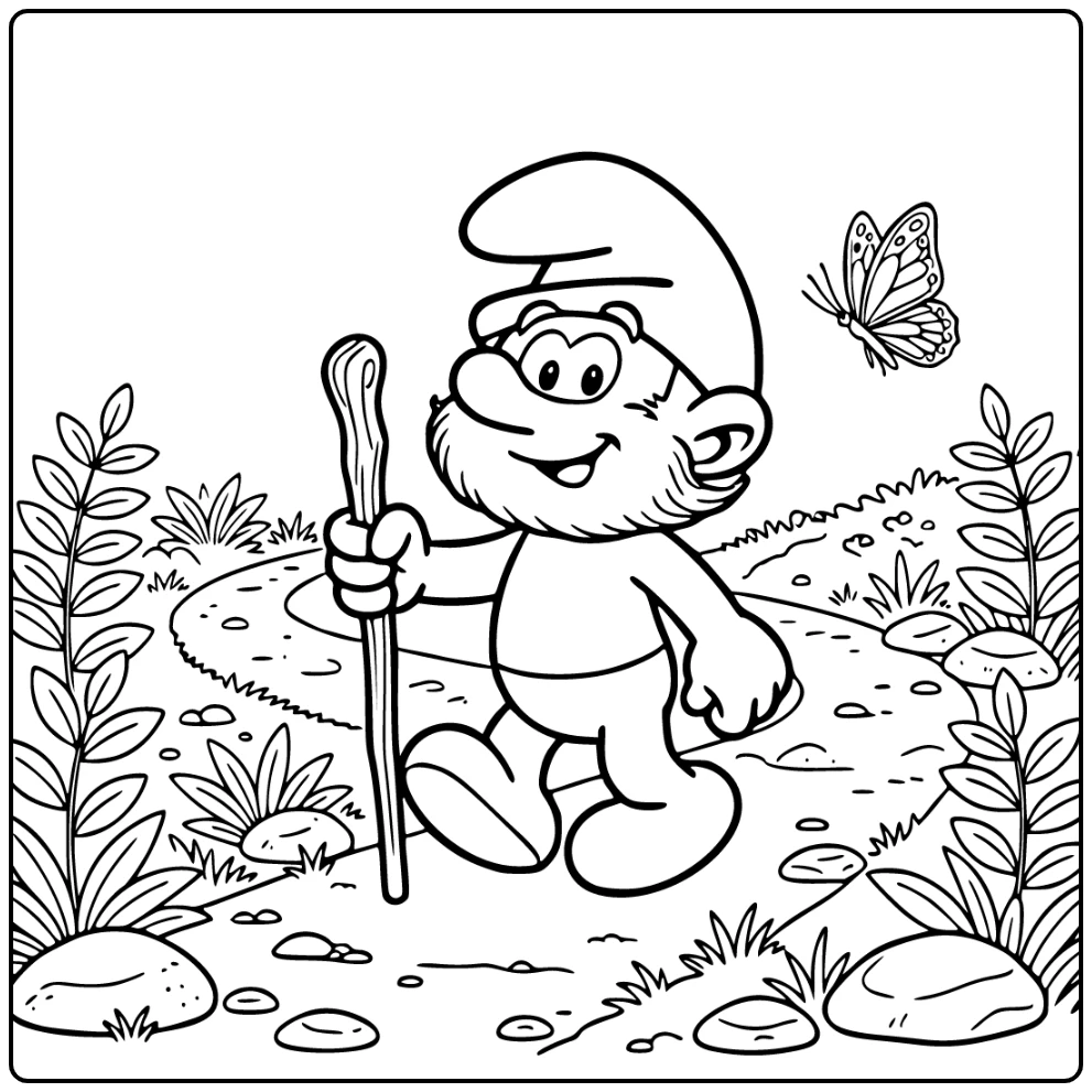 Gratis Grote Smurf Kleurplaten Om Te Printen PDF Voor Alle Gratis Grote Smurf Kleurplaten Om Te Printen PDF Voor Alle