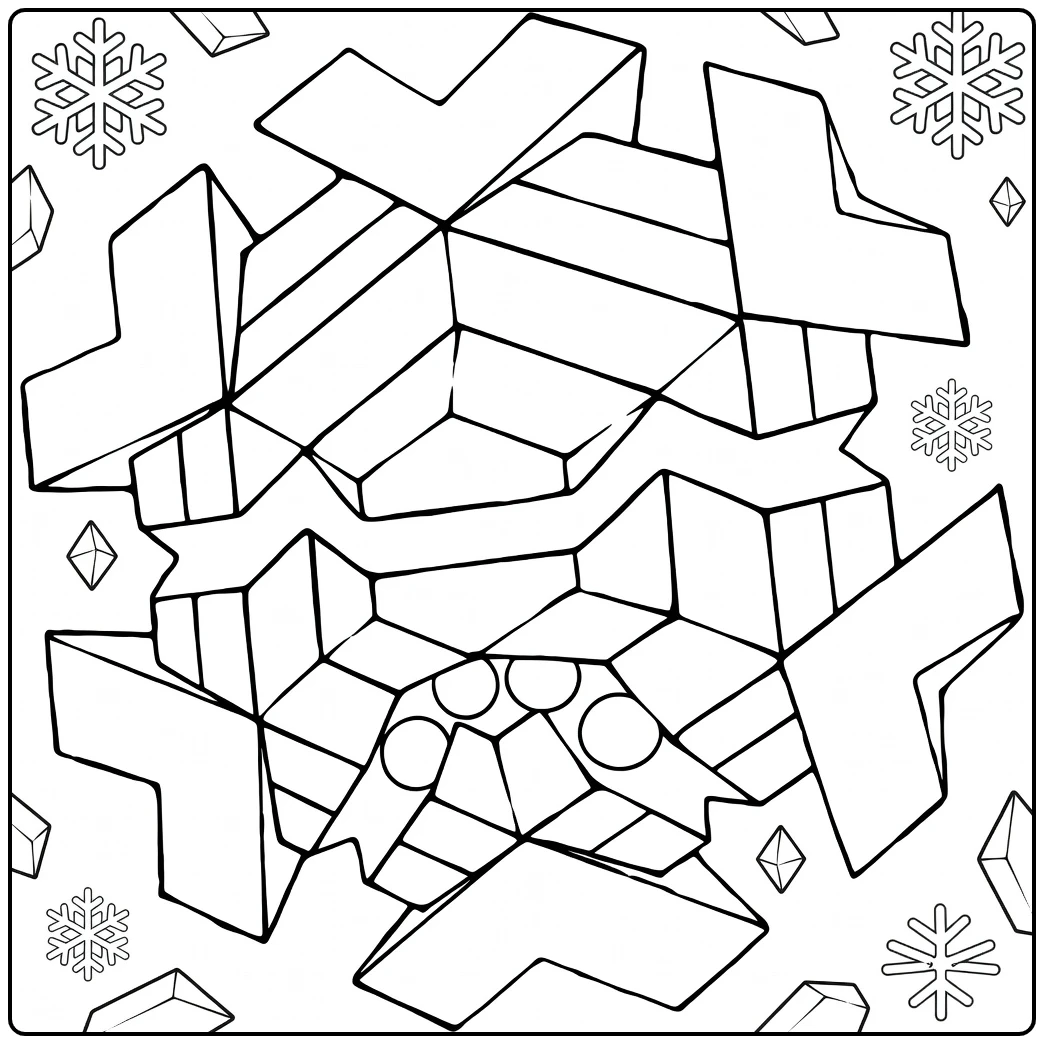 Pokemon Cryogonal kleurplaat ijs-kristal Pokémon om in te kleuren