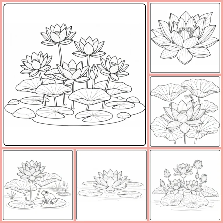 Gratis Lotus Kleurplaten Om Te Printen PDF Voor Alle