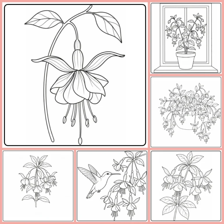 Gratis Fuchsia Kleurplaten Om Te Printen PDF Voor Alle