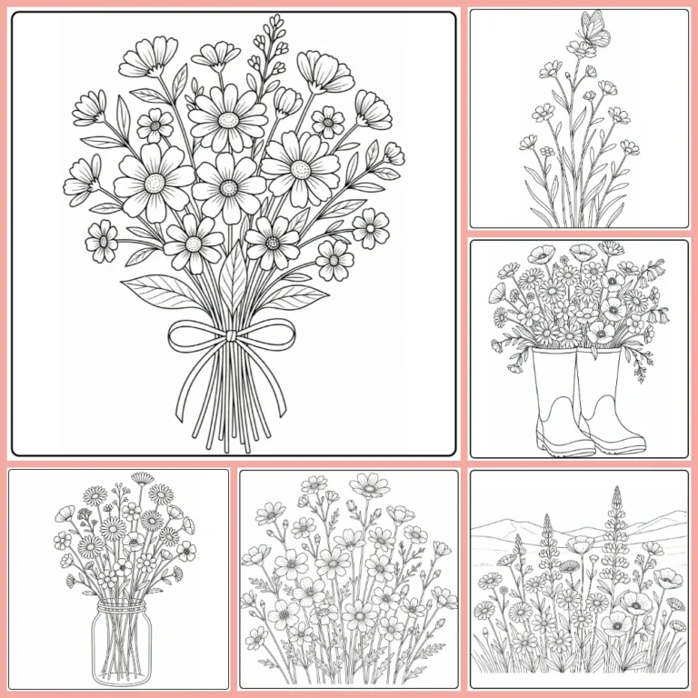 Gratis Wilde Bloemen Kleurplaten Om Te Printen PDF Voor Alle
