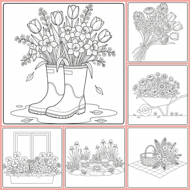 Gratis Lente Bloemen Kleurplaten Om Te Printen PDF Voor Alle