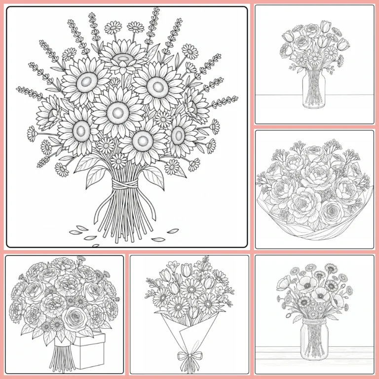 Gratis Bos Bloemen Kleurplaten Om Te Printen PDF Voor Alle