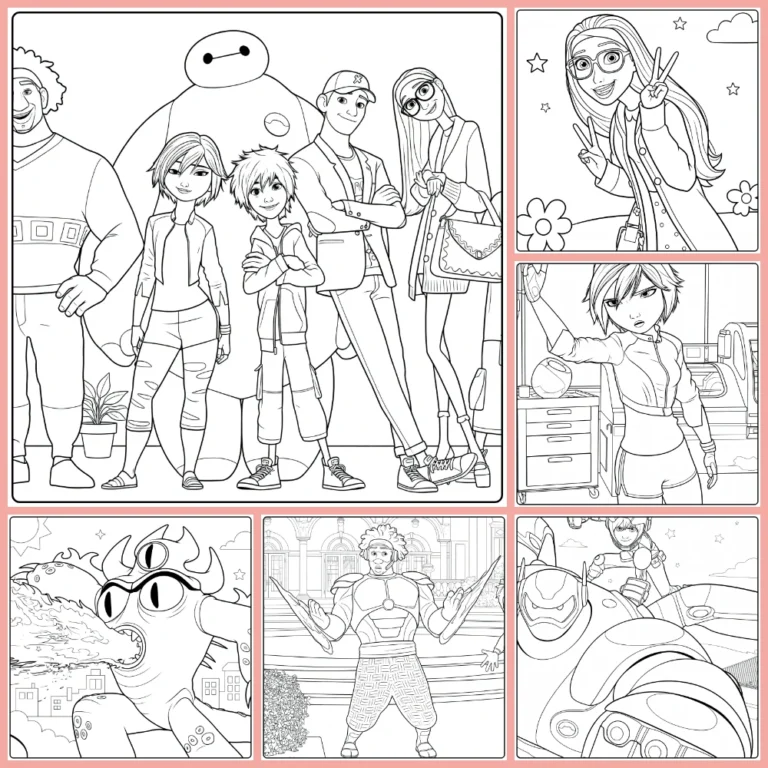 Gratis Big Hero 6 Kleurplaten Om Te Printen PDF Voor Alle