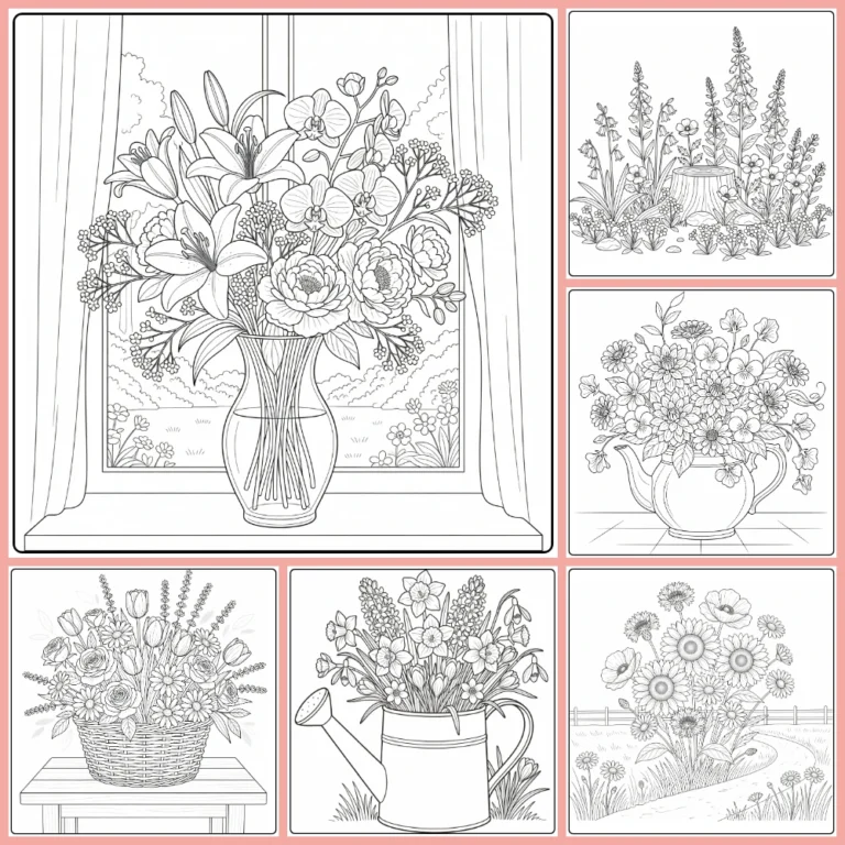 Gratis Bloemen Kleurplaten Om Te Printen PDF Voor Alle