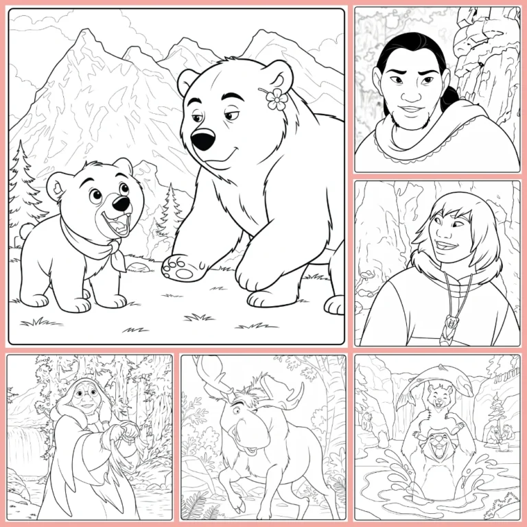 Gratis Brother Bear Kleurplaten Om Te Printen PDF Voor Alle