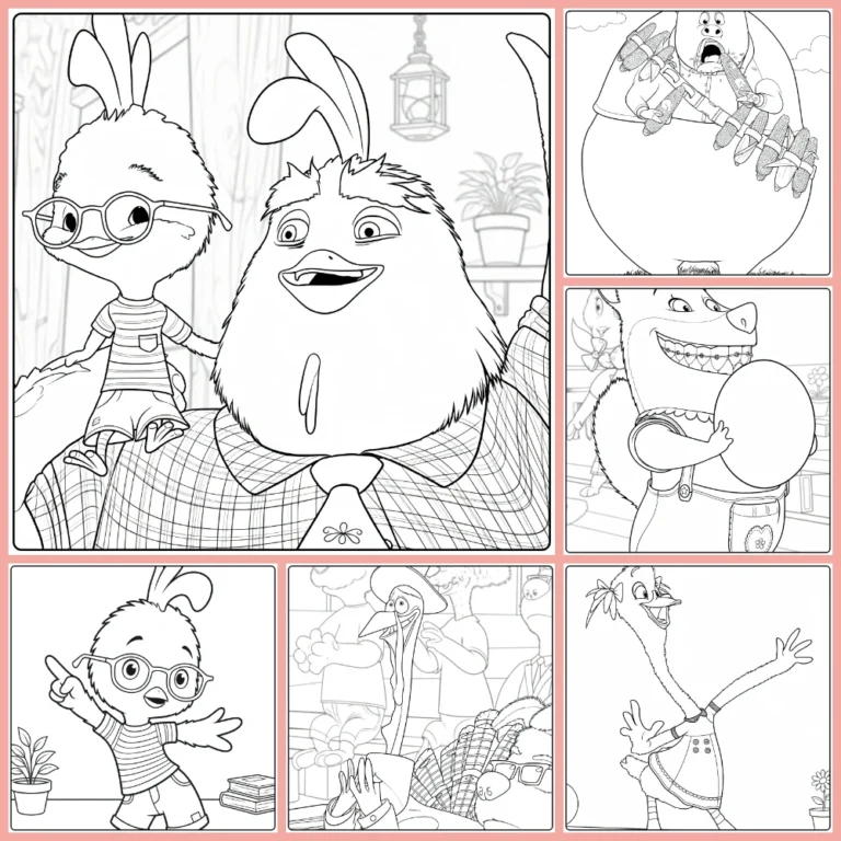 Gratis Chicken Little Kleurplaten Om Te Printen PDF Voor Alle