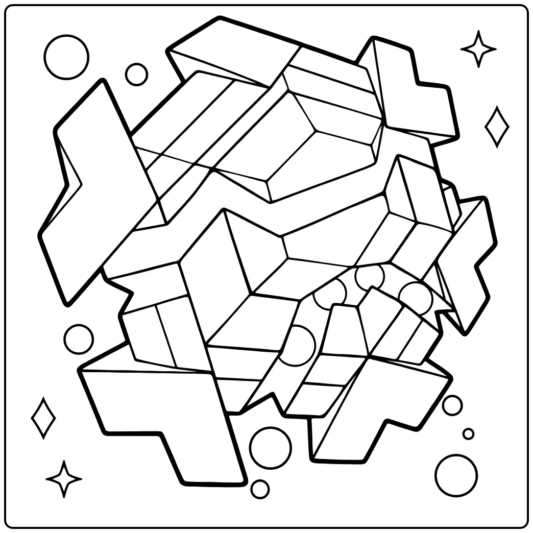 Cryogonal kleurplaat Pokémon ijs-kristal te kleuren
