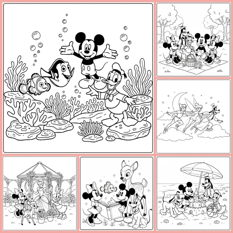 Gratis Disney Kleurplaten Om Te Printen PDF Voor Alle