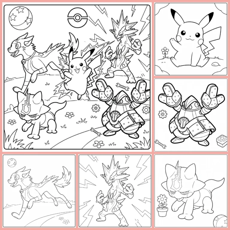 Gratis Elektrisch Pokemon Kleurplaten Om Te Printen PDF Voor Alle