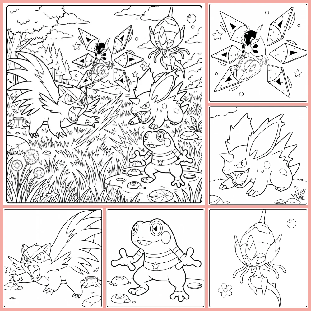 Gratis Gif Pokemon Kleurplaten Om Te Printen PDF Voor Alle