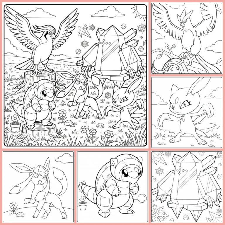 Gratis Ijs Pokemon Kleurplaten Om Te Printen PDF Voor Alle