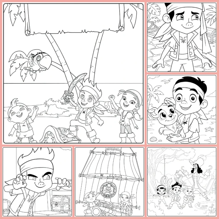 Gratis Jake And The Never Land Pirates Kleurplaten Om Te Printen PDF Voor Alle