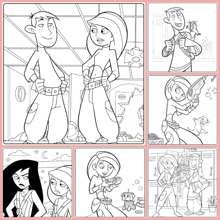 Gratis Kim Possible Kleurplaten Om Te Printen PDF Voor Alle