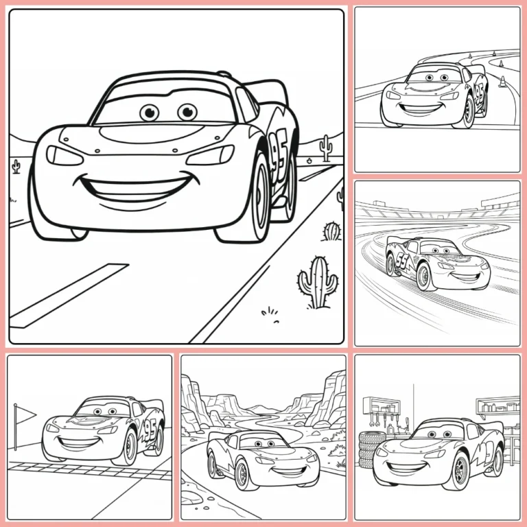 Gratis Lightning McQueen Kleurplaten Om Te Printen PDF Voor Alle