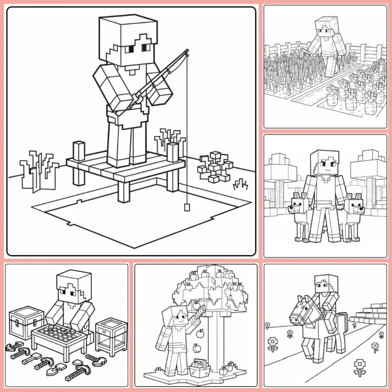 Gratis Minecraft Alex Kleurplaten Om Te Printen PDF Voor Alle