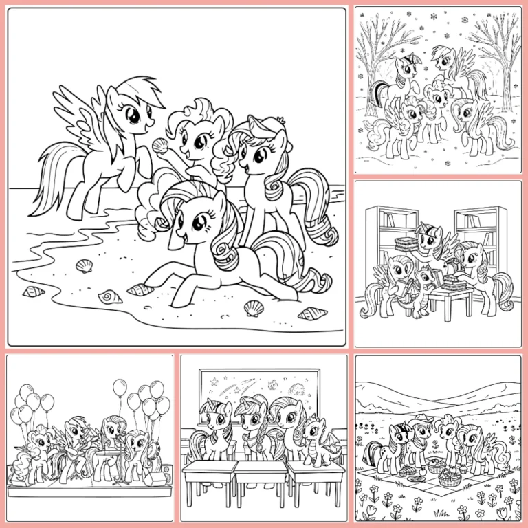 Gratis My Little Pony Kleurplaten Om Te Printen PDF