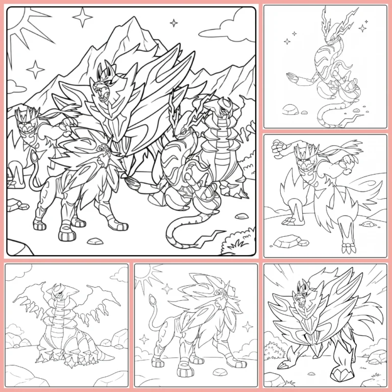 Gratis Pokemon Legendary Kleurplaten Om Te Printen PDF Voor Alle